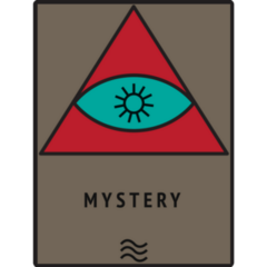 Symbolic Mystery Triangle Sticker