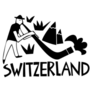 Symbols Of Switzerland Lettering Sticker
