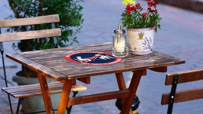 Table is Unavailable Sticker on Table