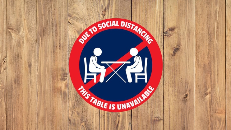 Table is Unavailable Sticker