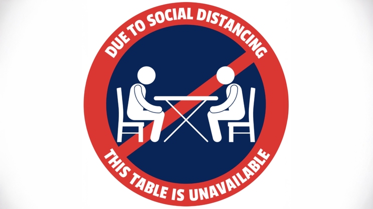 Table is Unavailable Sticker