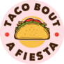Taco Bout A Fiesta Pink Sticker