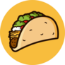 Taco Illustration Sticker