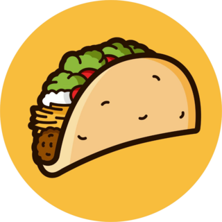Taco Illustration Sticker
