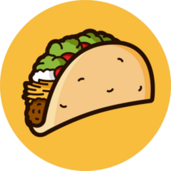Taco Illustration Sticker