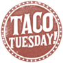 Taco Tuesday Stamp Sticker