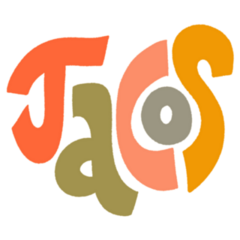 Tacos Handwritten Lettering Sticker