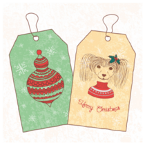 Tags Chinese Crested Sticker