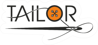 Tailor Logo Sticker