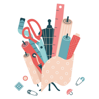 Tailoring Tools Sticker