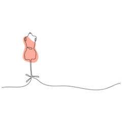 Tailors Dummy Female Sticker