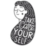 Take Care of Yourself Illustration Sticker