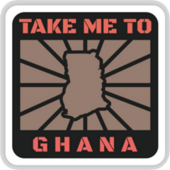 Take Me To Ghana Sticker 