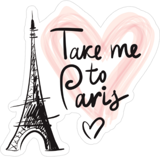 Take Me To Paris Sticker