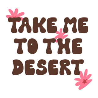 Take Me To The Desert Floral Cowboy Sticker 