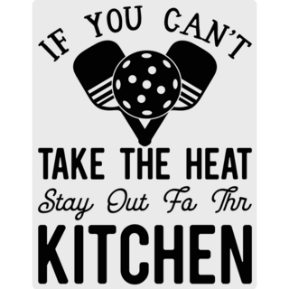 Take The Heat Pickleball Sticker