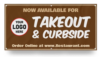 Takeout Curbside Banner