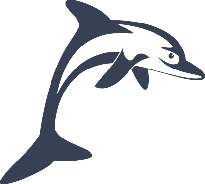 Talented Dolphin Sticker