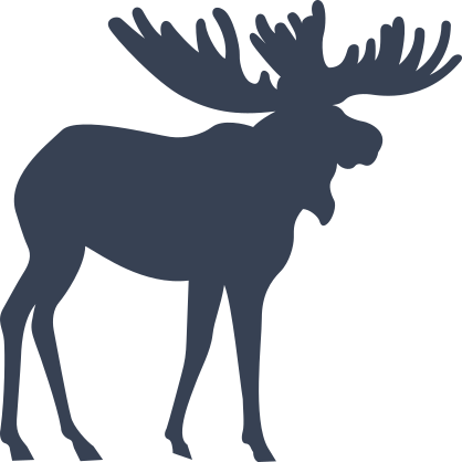 Tall Moose Sticker