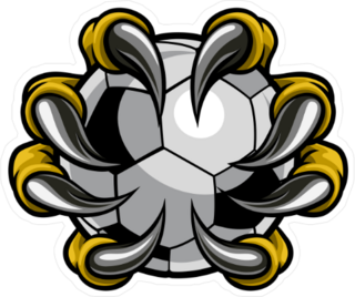 Talons Gripping Soccer Ball Sticker