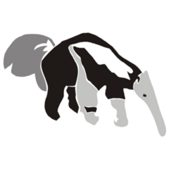 Tamandua Or Giant Anteater Sticker