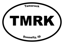 Tamarack Oval Sticker