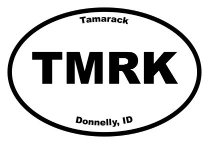 Tamarack Oval Sticker