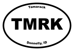 Tamarack Oval Sticker