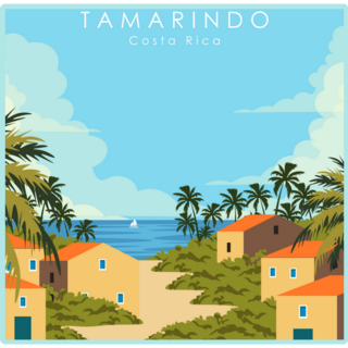 Tamarindo Costa Rica Sticker