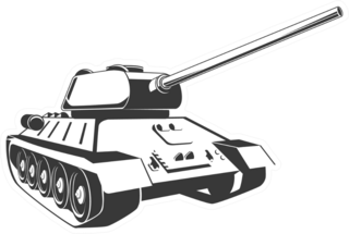 Tank Icon Sticker