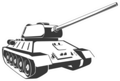 Tank Icon Sticker
