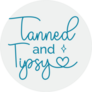 Tanned And Tipsy Summer Lake Quote Sticker