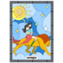 Tarot Card Strength Abstract Sticker