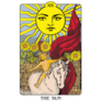 Tarot Card Sun - Major Arcana Sticker