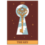 Tarot Card The Key Sticker