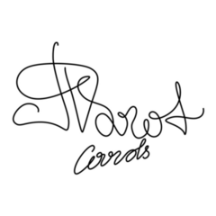 Tarot Cards, Hand Drawn Lettering Sticker