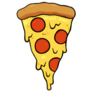 Tasty Pepperoni Pizza Sticker