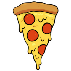 Tasty Pepperoni Pizza Sticker