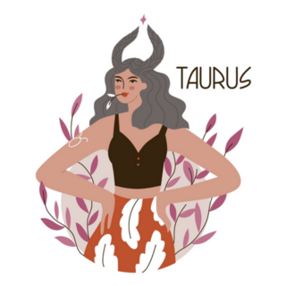 Taurus Beauty Astrology Sticker