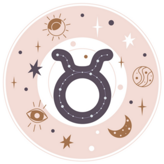 Taurus Horoscope Sign Astrology Elements Sticker