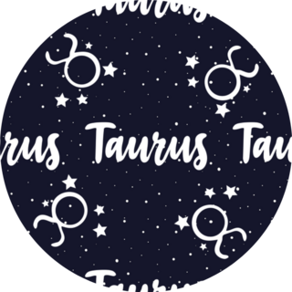 Taurus  Zodiac Star Seamless Pattern Sticker
