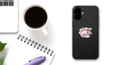 Taurus - Zodiac Symbol Watercolor Sticker on a Phone (New) example