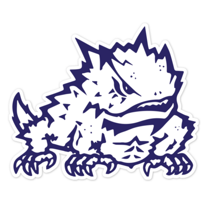 TCU Horned Frogs NCAA Logo Sticker