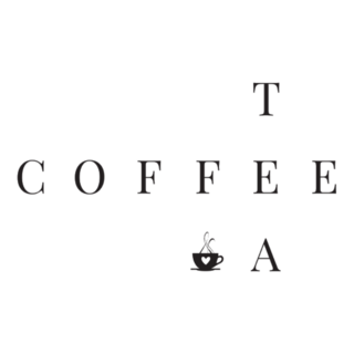 Tea And Coffee Lettering Illustration Sticker