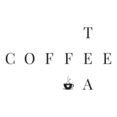 Tea And Coffee Lettering Illustration Sticker