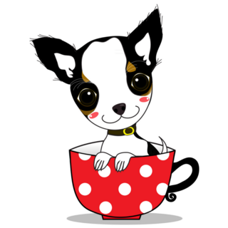 Tea Cup Chihuahua Sticker
