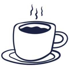 Tea Cup Doodle Sticker