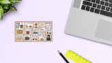 Tea Lover Sticker Sheet on a Desk (New) example