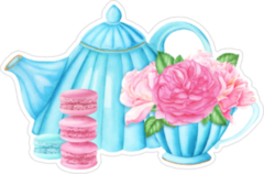 Tea Party Sticker