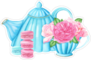 Tea Party Sticker